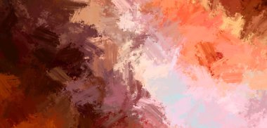 Taranmış Boyalı Soyut Arkaplan. Fırça darbesi ile boyanmış. Sanatsal canlılık ve renkli duvar kağıdı.