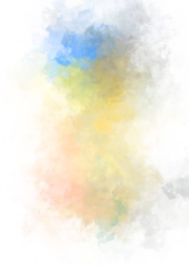 Taranmış Boyalı Soyut Arkaplan. Fırça darbesi ile boyanmış. Sanatsal canlılık ve renkli duvar kağıdı