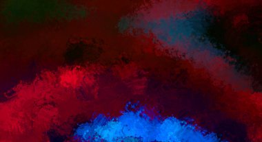 Taranmış Boyalı Soyut Arkaplan. Fırça darbesi ile boyanmış. Sanatsal canlılık ve renkli duvar kağıdı.