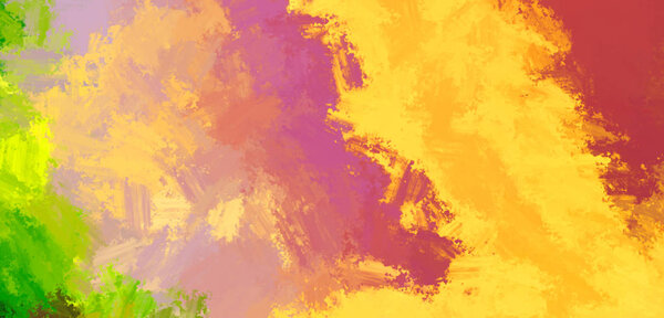 Брызгалов запутался в фоновом режиме. Кисть с мазком. Художественные яркие и красочные обои.