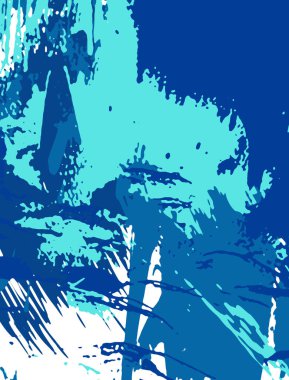 Soyut renk boyama arka plan. Mürekkep desen illüstrasyon. Çağdaş ve modern doku. Yaratıcı ve sanatsal duvar kağıdı. Fırçalanmış şekiller tasarımı ile sanatsal duvar. Kentsel Grunge.