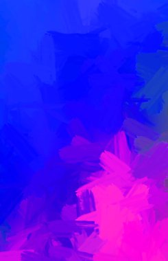 Taranmış Boyalı Soyut Arkaplan. Fırça darbesi ile boyanmış. Sanatsal canlılık ve renkli duvar kağıdı.