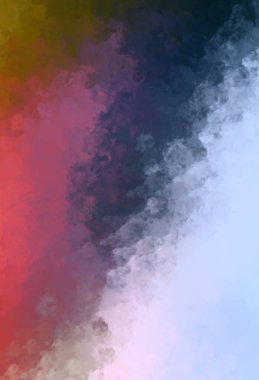 Taranmış Boyalı Soyut Arkaplan. Fırça darbesi ile boyanmış. Sanatsal canlılık ve renkli duvar kağıdı.