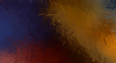 Taranmış Boyalı Soyut Arkaplan. Fırça darbesi ile boyanmış. Sanatsal canlılık ve renkli duvar kağıdı.