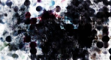 Modern sanat. Renkli çağdaş sanat eserleri. Renkli boya darbeleri. Soyut arkaplanda fırça darbeleri. fırça boyası.