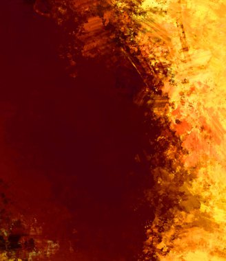 Taranmış Boyalı Soyut Arkaplan. Fırça darbesi ile boyanmış. Sanatsal canlılık ve renkli duvar kağıdı.