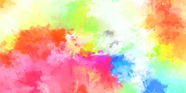 Taranmış Boyalı Soyut Arkaplan. Fırça darbesi ile boyanmış. Sanatsal canlılık ve renkli duvar kağıdı.