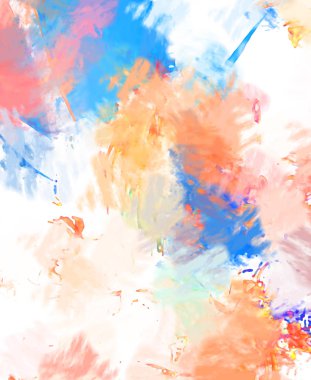 Taranmış Boyalı Soyut Arkaplan. Fırça darbesi ile boyanmış. Sanatsal canlılık ve renkli duvar kağıdı.