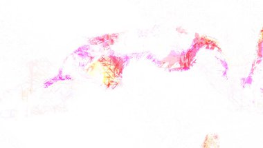 Modern sanat. Renkli çağdaş sanat eserleri. Renkli boya darbeleri. Soyut arkaplanda fırça darbeleri. fırça boyası.