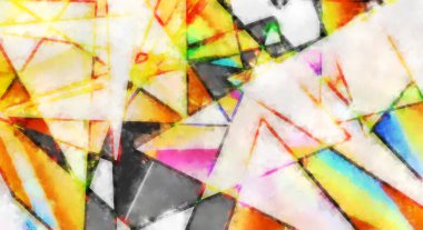 Modern sanat. Renkli çağdaş sanat eserleri. Renkli boya darbeleri. Soyut arkaplanda fırça darbeleri. fırça boyası.