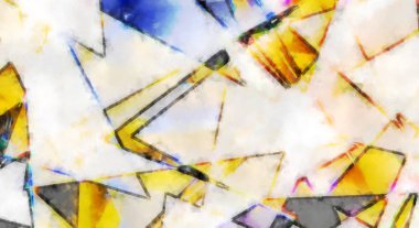 Modern sanat. Renkli çağdaş sanat eserleri. Renkli boya darbeleri. Soyut arkaplanda fırça darbeleri. fırça boyası.