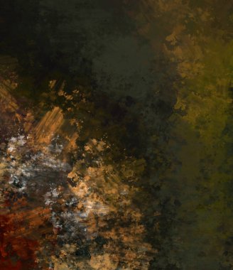 Taranmış Boyalı Soyut Arkaplan. Fırça darbesi ile boyanmış. Sanatsal canlılık ve renkli duvar kağıdı.