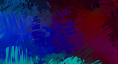 Taranmış Boyalı Soyut Arkaplan. Fırça darbesi ile boyanmış. Sanatsal canlılık ve renkli duvar kağıdı.