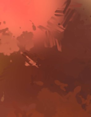 Taranmış Boyalı Soyut Arkaplan. Fırça darbesi ile boyanmış. Sanatsal canlılık ve renkli duvar kağıdı.