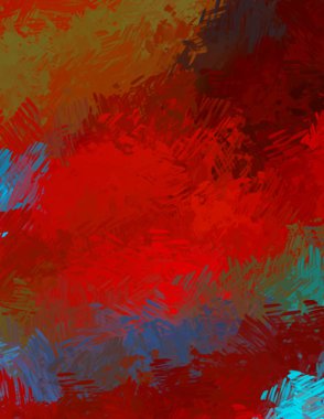 Taranmış Boyalı Soyut Arkaplan. Fırça darbesi ile boyanmış. Sanatsal canlılık ve renkli duvar kağıdı.