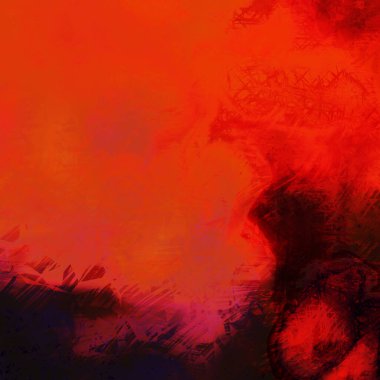 Modern sanat. Renkli çağdaş sanat eserleri. Renkli boya darbeleri. Soyut arkaplanda fırça darbeleri. fırça boyası.