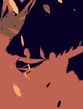 Soyut renk boyama arka plan. Mürekkep desen illüstrasyon. Çağdaş ve modern doku. Yaratıcı ve sanatsal duvar kağıdı. Fırçalanmış şekiller tasarımı ile sanatsal duvar. Kentsel Grunge.