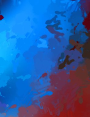 Taranmış Boyalı Soyut Arkaplan. Fırça darbesi ile boyanmış. Sanatsal canlılık ve renkli duvar kağıdı.