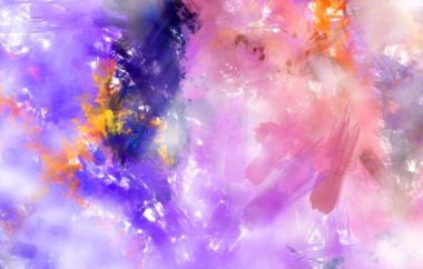 Taranmış Boyalı Soyut Arkaplan. Fırça darbesi ile boyanmış. Sanatsal canlılık ve renkli duvar kağıdı