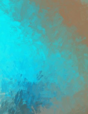 Taranmış Boyalı Soyut Arkaplan. Fırça darbesi ile boyanmış. Sanatsal canlılık ve renkli duvar kağıdı.