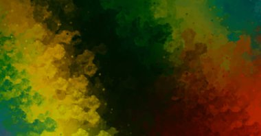 Taranmış Boyalı Soyut Arkaplan. Fırça darbesi ile boyanmış. Sanatsal canlılık ve renkli duvar kağıdı.