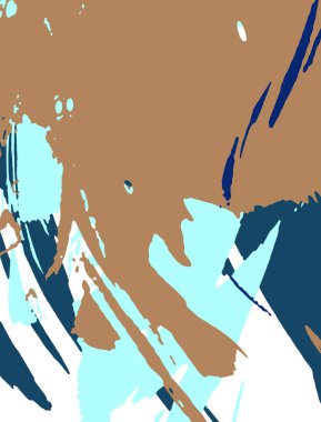 Soyut renk boyama arka plan. Mürekkep desen illüstrasyon. Çağdaş ve modern doku. Yaratıcı ve sanatsal duvar kağıdı. Fırçalanmış şekiller tasarımı ile sanatsal duvar. Kentsel Grunge.