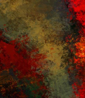 Taranmış Boyalı Soyut Arkaplan. Fırça darbesi ile boyanmış. Sanatsal canlılık ve renkli duvar kağıdı.