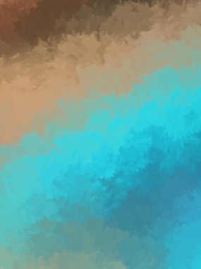 Taranmış Boyalı Soyut Arkaplan. Fırça darbesi ile boyanmış. Sanatsal canlılık ve renkli duvar kağıdı.