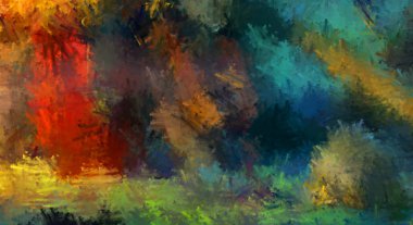 Taranmış Boyalı Soyut Arkaplan. Fırça darbesi ile boyanmış. Sanatsal canlılık ve renkli duvar kağıdı.