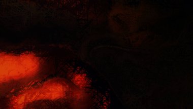 Modern sanat. Renkli çağdaş sanat eserleri. Renkli boya darbeleri. Soyut arkaplanda fırça darbeleri. fırça boyası.