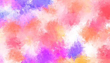 Taranmış Boyalı Soyut Arkaplan. Fırça darbesi ile boyanmış. Sanatsal canlılık ve renkli duvar kağıdı.