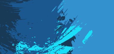 Soyut renk boyama arka plan. Mürekkep desen illüstrasyon. Çağdaş ve modern doku. Yaratıcı ve sanatsal duvar kağıdı. Fırçalanmış şekiller tasarımı ile sanatsal duvar. Kentsel Grunge.