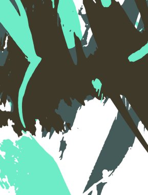 Soyut renk boyama arka plan. Mürekkep desen illüstrasyon. Çağdaş ve modern doku. Yaratıcı ve sanatsal duvar kağıdı. Fırçalanmış şekiller tasarımı ile sanatsal duvar. Kentsel Grunge.