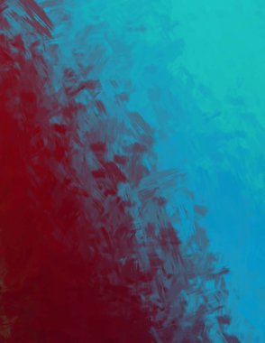 Taranmış Boyalı Soyut Arkaplan. Fırça darbesi ile boyanmış. Sanatsal canlılık ve renkli duvar kağıdı.