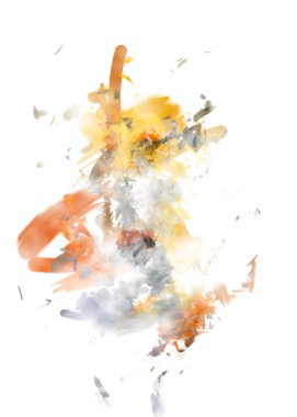 Taranmış Boyalı Soyut Arkaplan. Fırça darbesi ile boyanmış. Sanatsal canlılık ve renkli duvar kağıdı