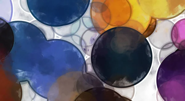 Moderne Kunst Farbenfrohe Zeitgenössische Kunst Farbstriche Pinselstriche Auf Abstraktem Hintergrund — Stockfoto