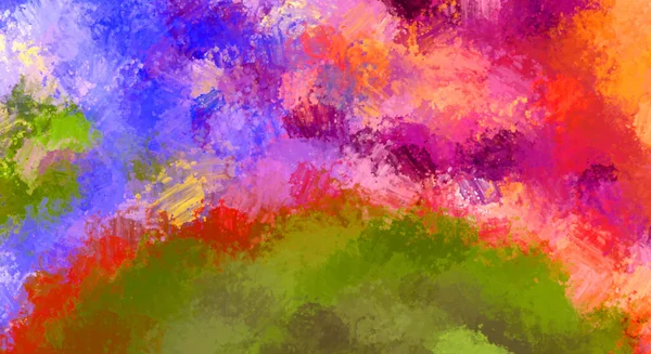 Brushed Painted Abstract Background Brush Stroked Painting Artistic Vibrant Colorful — Stock Photo, Image