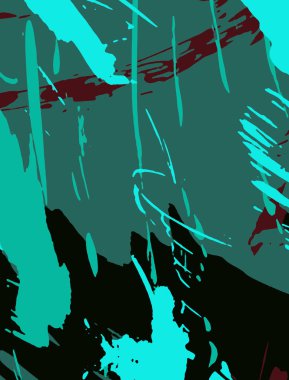 Soyut renk boyama arka plan. Mürekkep desen illüstrasyon. Çağdaş ve modern doku. Yaratıcı ve sanatsal duvar kağıdı. Fırçalanmış şekiller tasarımı ile sanatsal duvar. Kentsel Grunge.