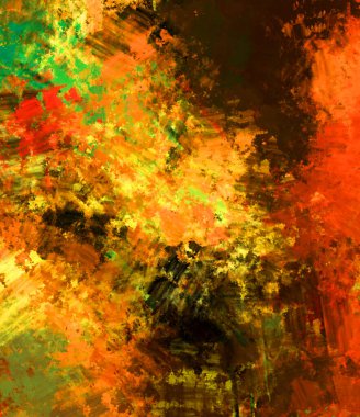 Taranmış Boyalı Soyut Arkaplan. Fırça darbesi ile boyanmış. Sanatsal canlılık ve renkli duvar kağıdı.