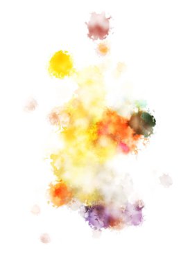 Taranmış Boyalı Soyut Arkaplan. Fırça darbesi ile boyanmış. Sanatsal canlılık ve renkli duvar kağıdı