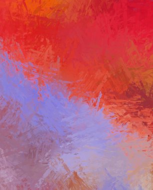 Taranmış Boyalı Soyut Arkaplan. Fırça darbesi ile boyanmış. Sanatsal canlılık ve renkli duvar kağıdı