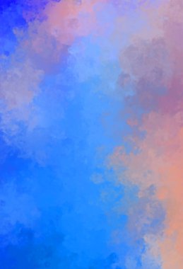 Taranmış Boyalı Soyut Arkaplan. Fırça darbesi ile boyanmış. Boya darbeleri. 2B Görüntü.