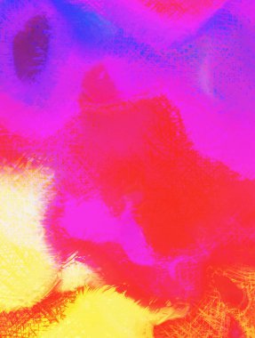 Modern sanat. Renkli çağdaş sanat eserleri. Renkli boya darbeleri. Soyut arkaplanda fırça darbeleri. fırça boyası.