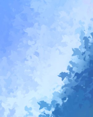 Taranmış Boyalı Soyut Arkaplan. Fırça darbesi ile boyanmış. Boya darbeleri. 2B Görüntü.