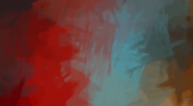 Taranmış Boyalı Soyut Arkaplan. Fırça darbesi ile boyanmış. Sanatsal canlılık ve renkli duvar kağıdı.