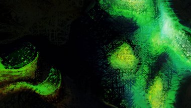 Modern sanat. Renkli çağdaş sanat eserleri. Renkli boya darbeleri. Soyut arkaplanda fırça darbeleri. fırça boyası.