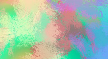 Taranmış Boyalı Soyut Arkaplan. Fırça darbesi ile boyanmış. Sanatsal canlılık ve renkli duvar kağıdı.