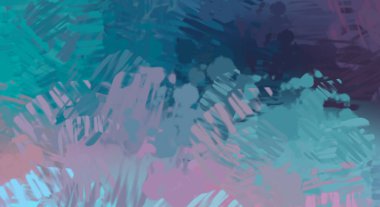 Taranmış Boyalı Soyut Arkaplan. Fırça darbesi ile boyanmış. Boya darbeleri. 2B Görüntü.