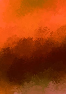 Taranmış Boyalı Soyut Arkaplan. Fırça darbesi ile boyanmış. Boya darbeleri. 2B Görüntü.