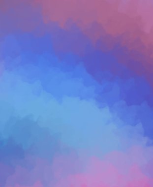 Taranmış Boyalı Soyut Arkaplan. Fırça darbesi ile boyanmış. Boya darbeleri. 2B Görüntü.